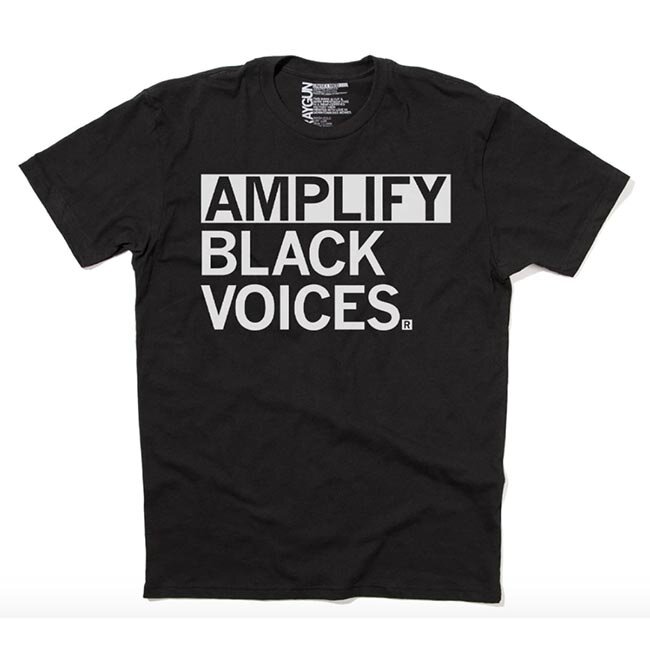 Amplify Black Voices T-shirt, Clasic Cut