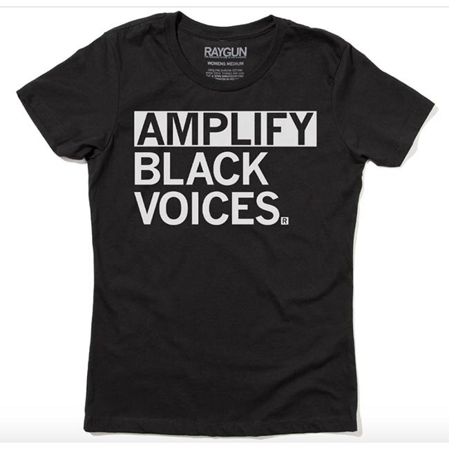 SALE! Amplify Black Voices T-shirt, Hourglass Cut