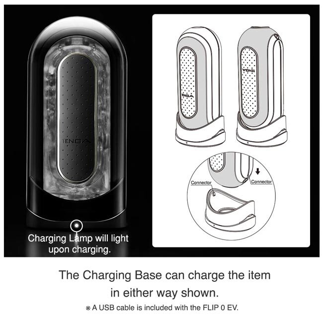 Tenga Flip Zero EV Vibrating Stroker, Black