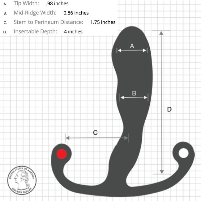Aneros Helix Syn Trident Prostate Stimulator