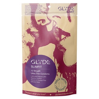 Glyde Slimfit Condoms, 12-pack