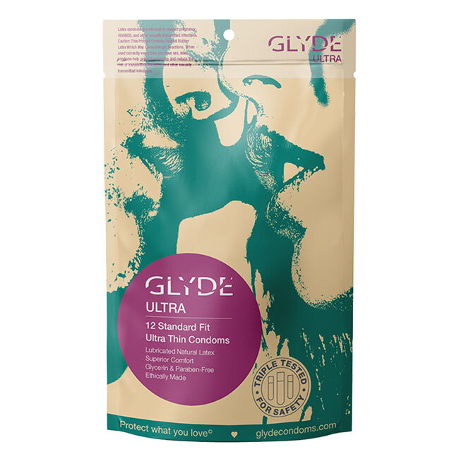 Glyde Ultra Standard Fit Condoms, 12-pack