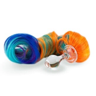 Crystal Delights 5-color PRIMARY Faux Pony Tail Plug