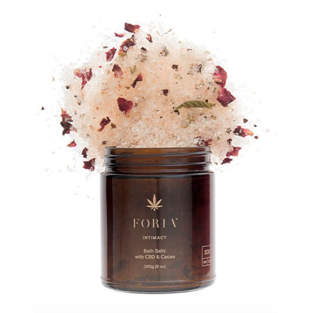 Foria Intimacy Bath Salts with CBD and Cacao