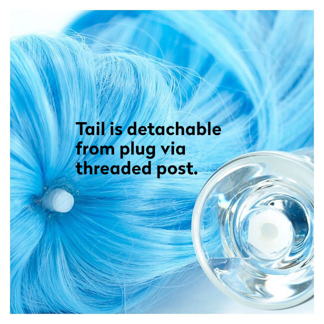 Sparkle Pony Tail Plug, 5 color Primary