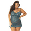 Page Lace Cup Chemise 74-11053, Deep Teal
