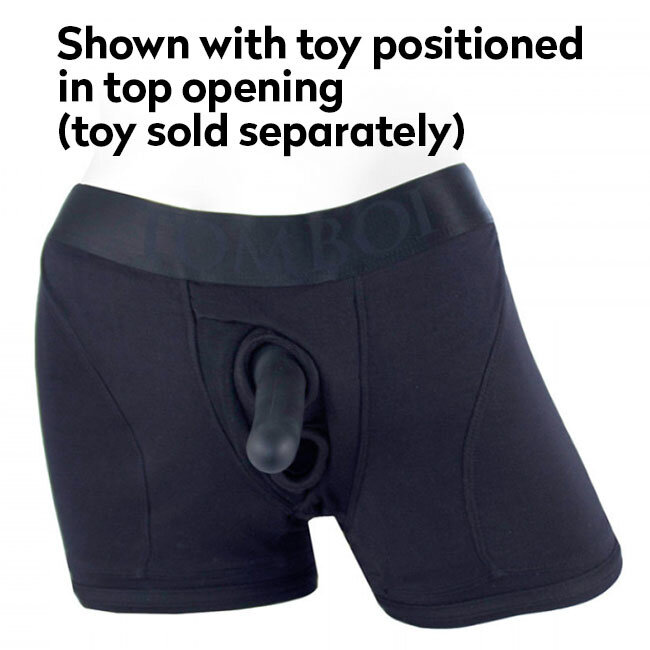 Tomboii Boxer Harness Rayon, Black