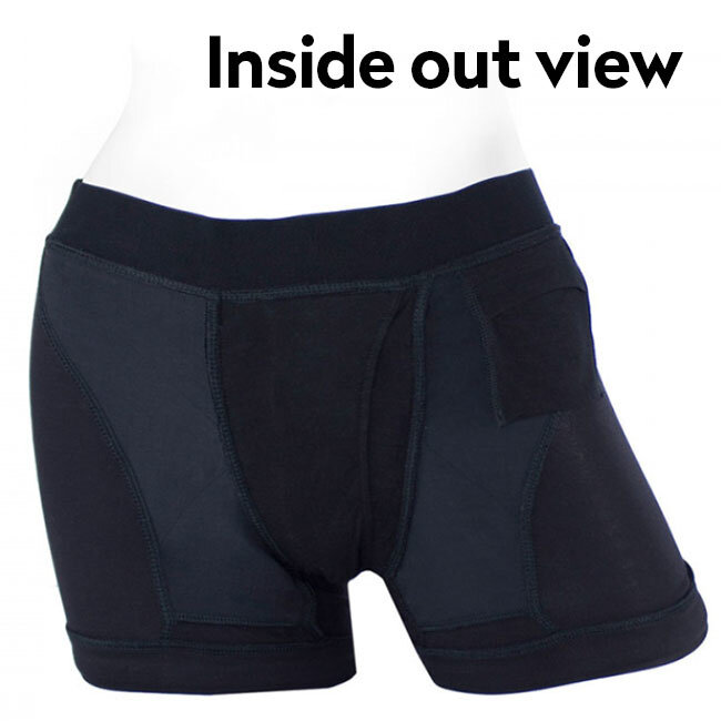 Tomboii Boxer Harness Rayon, Black