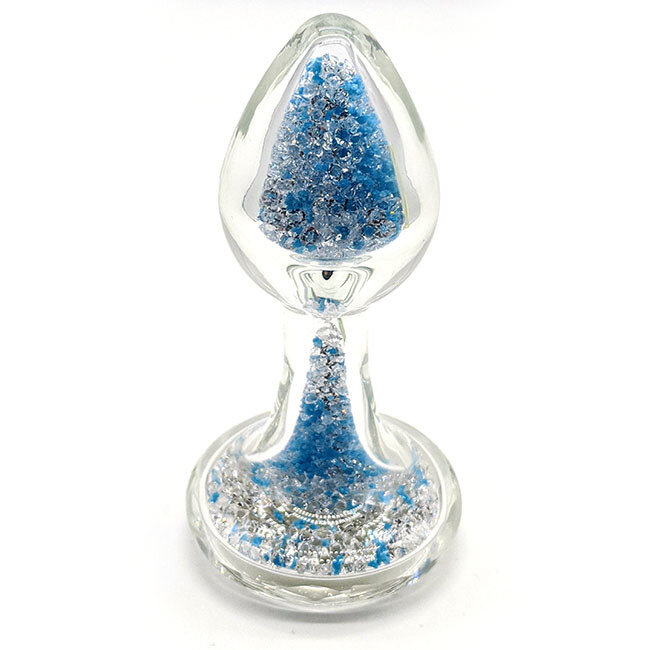 Crystal Sparkle Glow-In-The Dark Plug, Blue Blueberry Burst