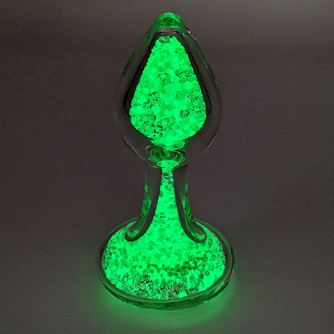 Crystal Sparkle Glow-In-The Dark Plug, Green Lime Rickey