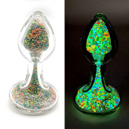 Crystal Sparkle Glow-In-The Dark Plug, Multi Tooti Fruiti