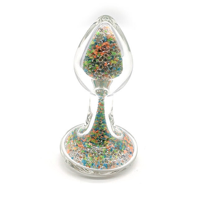 Crystal Sparkle Glow-In-The Dark Plug, Multi Tooti Fruiti