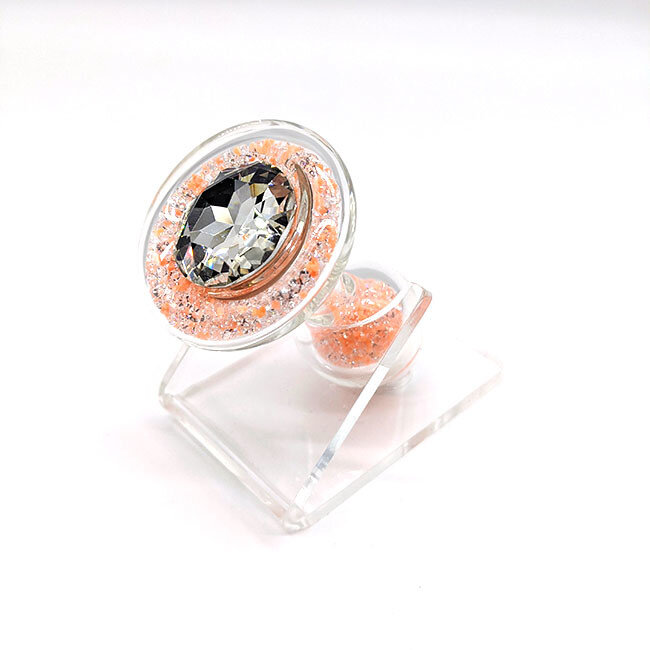 Crystal Sparkle Glow-In-The Dark Plug, Orange Tang Sizzle