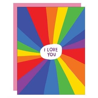 Rainbow I Love You Greeting Card