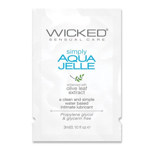 Aqua Water Based Lube 4 oz, Wicked Sensual Care
