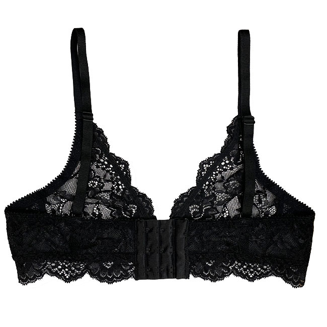 Girl's First Lace Bralette, Black - The Tool Shed: An Erotic Boutique