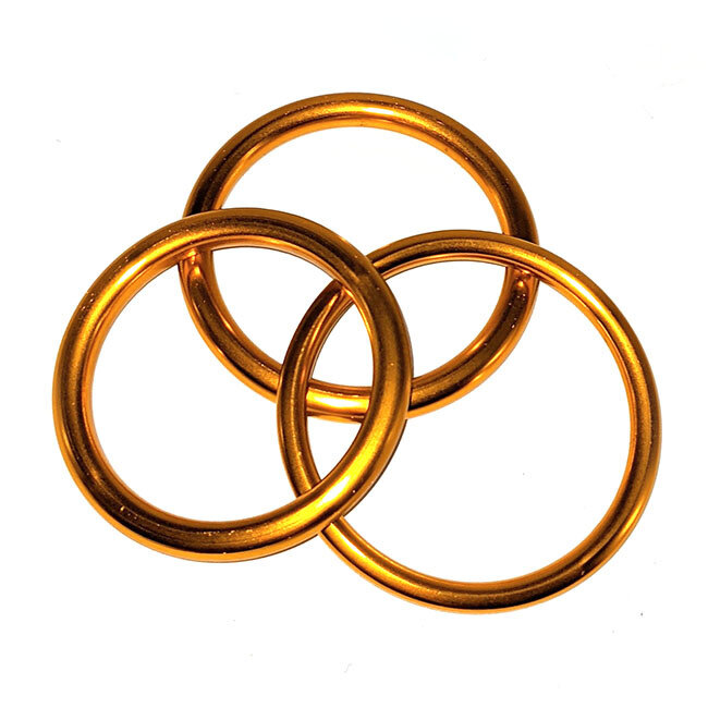 Anodized Aluminum Cockring, Copper