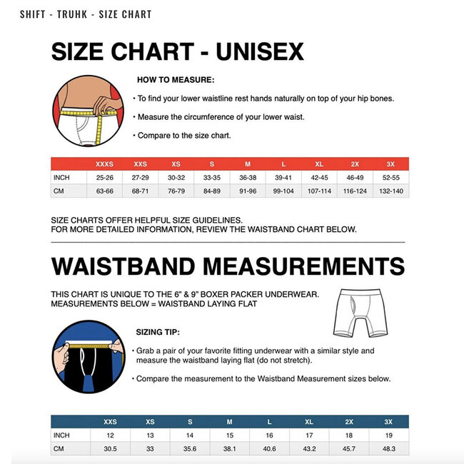 RodeoH Truhk Pouch Front STP/Packing Boxers, Black