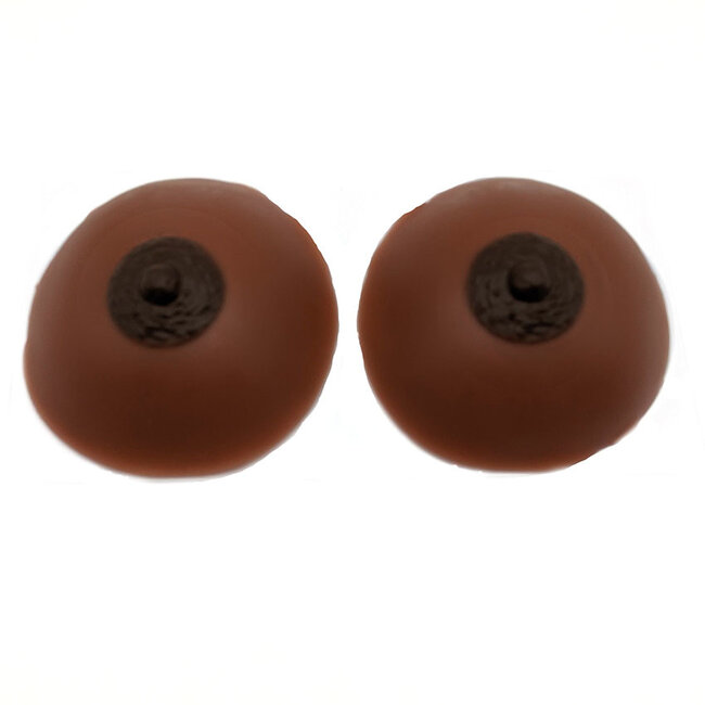 Venus Self-Adhering Silicone Breast Enhancers, Chocolate (dark flesh tone)
