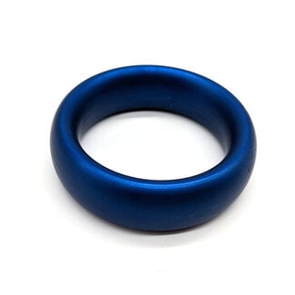 Blue Anodized Aluminum Donut Cock Ring,