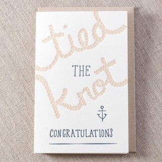 Tied the Knot Greeting Card