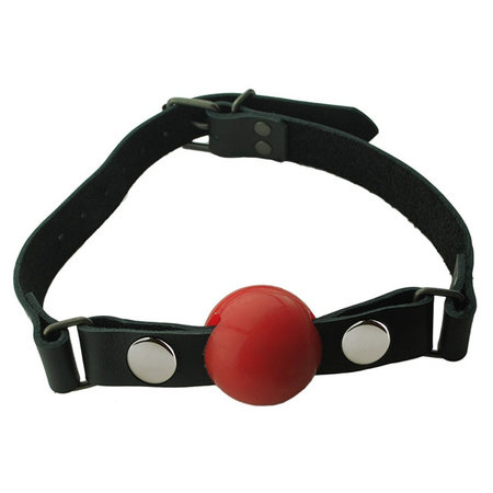 Silicone Ball Gag, 1.5 inch Red