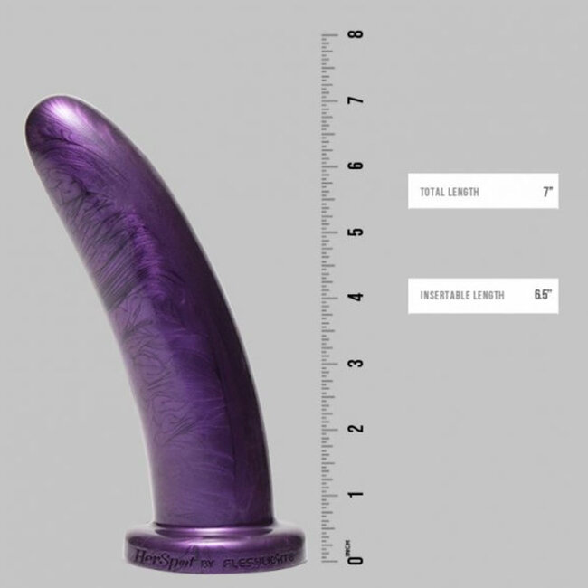 Plum Orchid Dildo