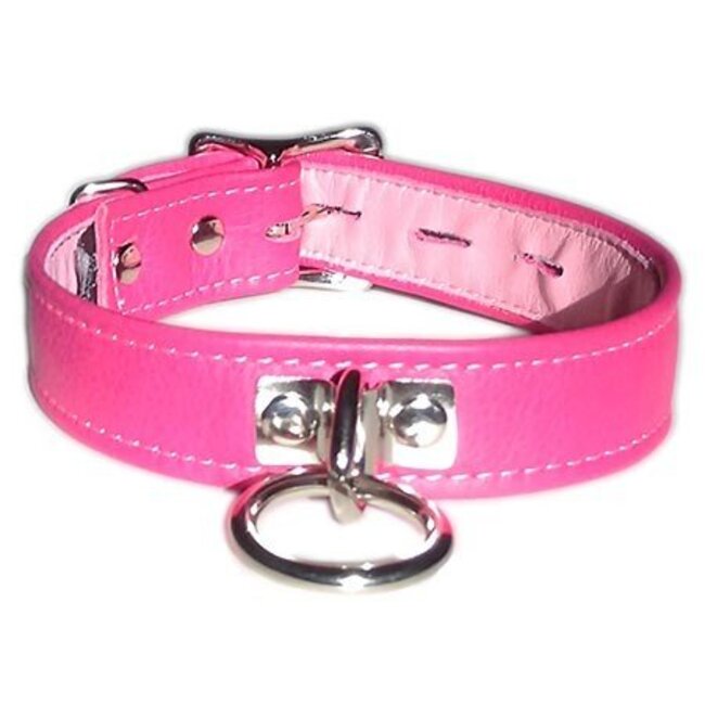 Locking Buckle Collar with O-Ring, Pink