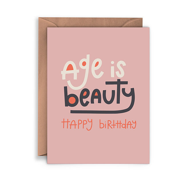 Age is Beauty Greeting Card