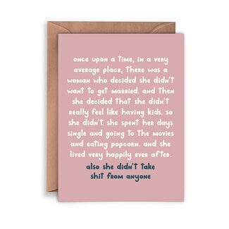 Once Upon A Time Greeting Card