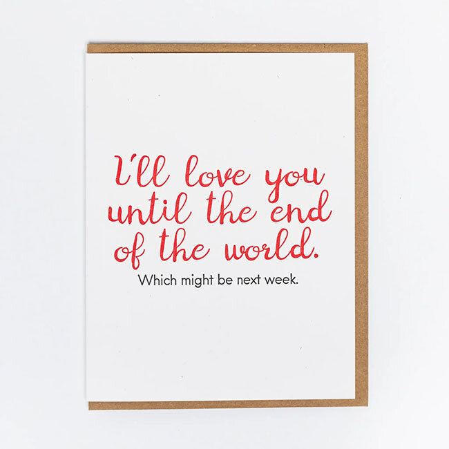 End of the World Greeting Card