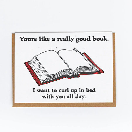 Good Book Greeting Card