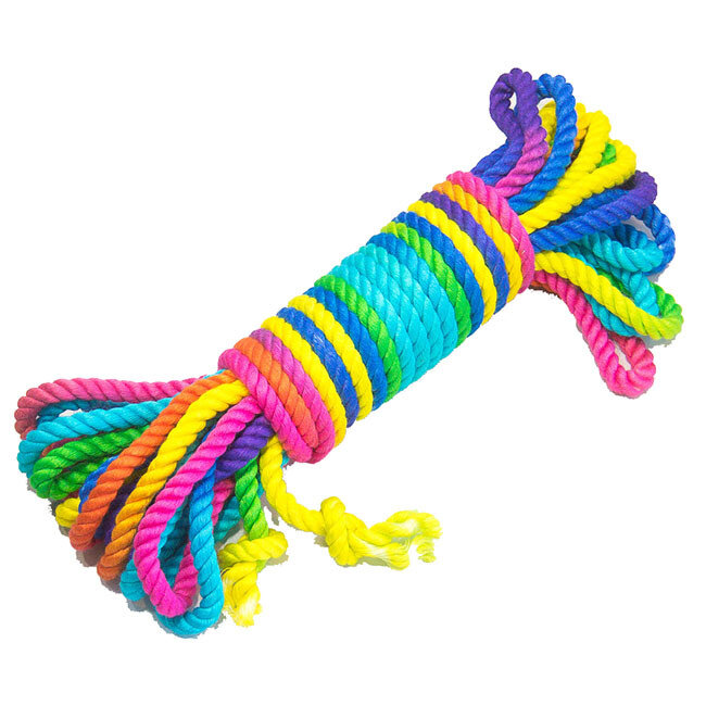 Unicorn Rainbow Bamboo Bondage Rope