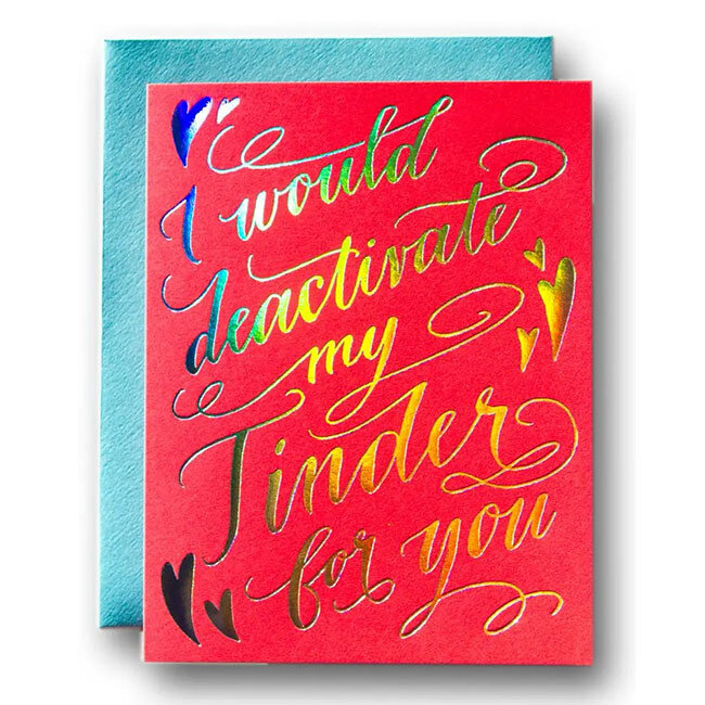 Deactivate Tinder Greeting Card