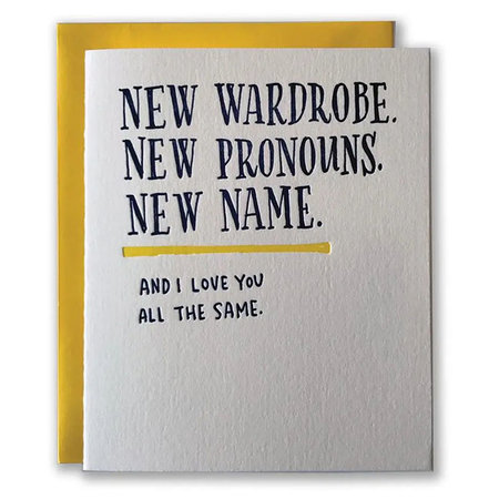 New Wardrobe Greeting Card