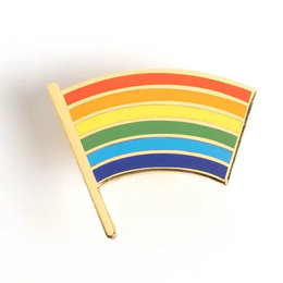 Pride Rainbow Flag Enamel Pin