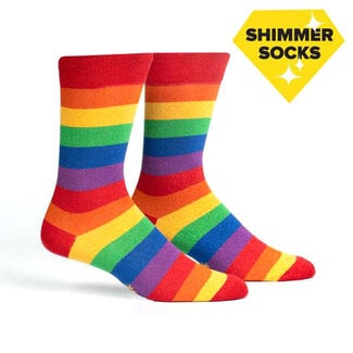 March With Pride Shimmer Crew Socks