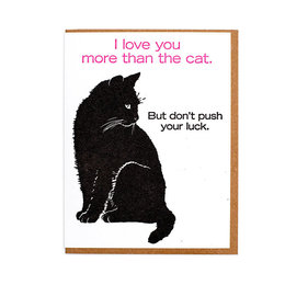 Cat Love Greeting Card