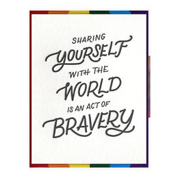 Act of Bravery Greeting Card