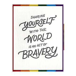 Act of Bravery Greeting Card