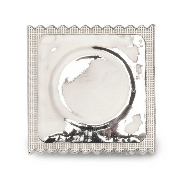 Condom Enamel Pin