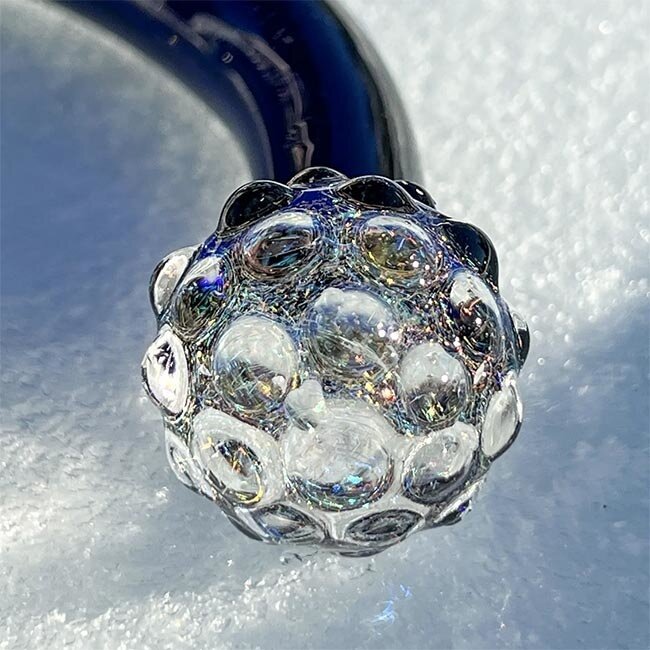 Galaxy Cobalt Glass Dildo