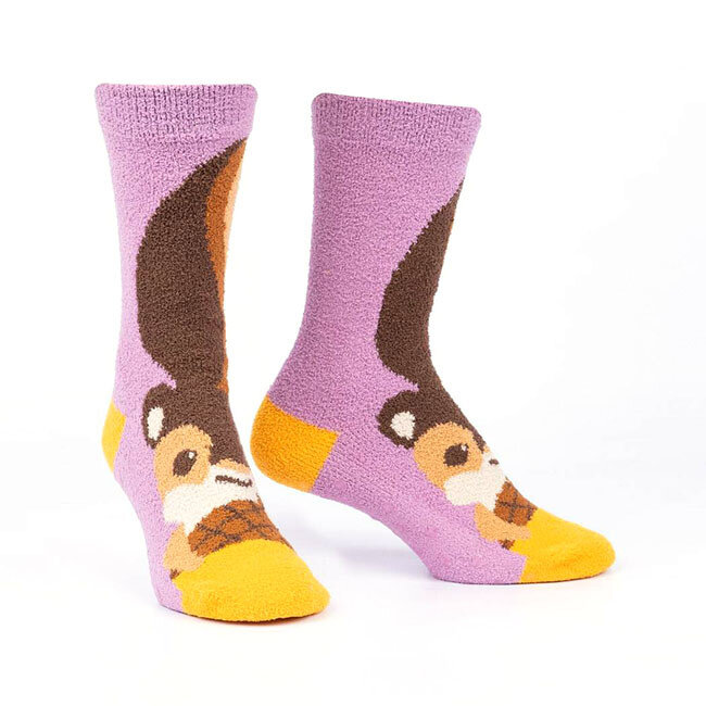 I'm Nuts About You Slipper Socks