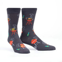 Steaks are High Crew Socks