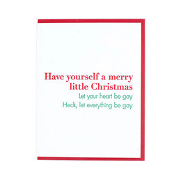 Gay Christmas Greeting Card