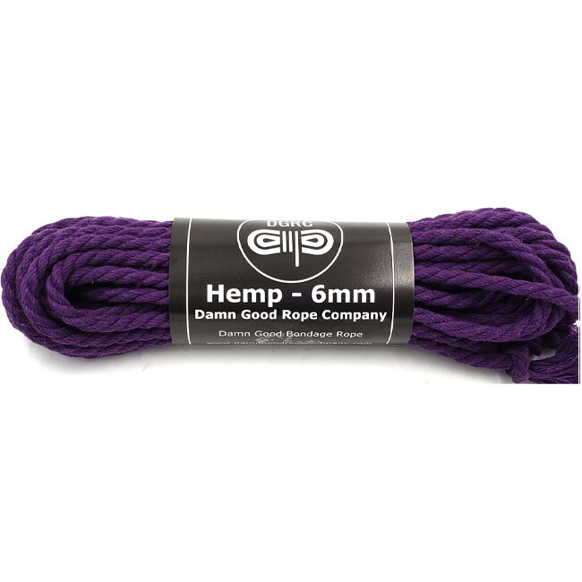 DGRC 6mm Hemp Rope, 30 feet