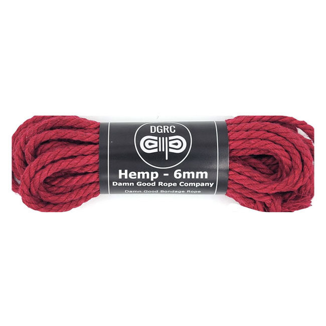 DGRC 6mm Hemp Rope, 30 feet