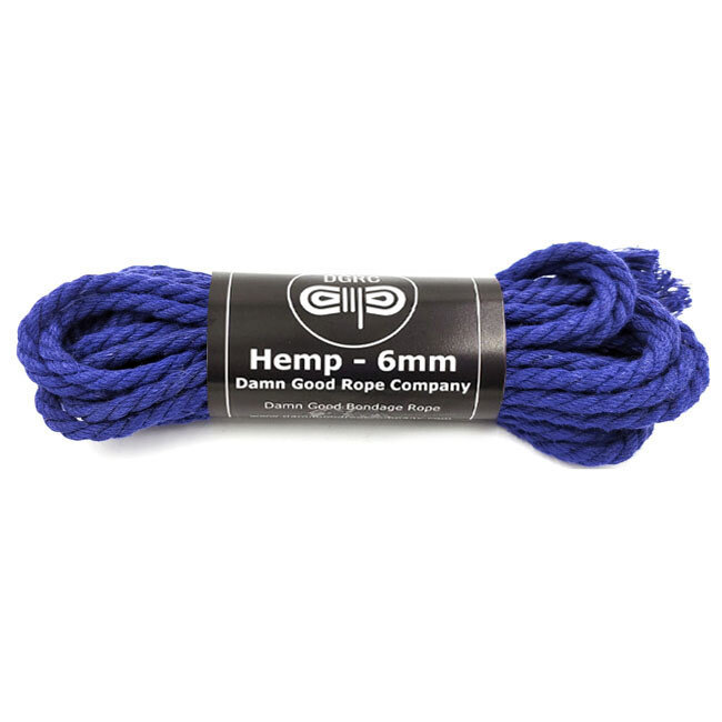 DGRC 6mm Hemp Rope, 30 feet