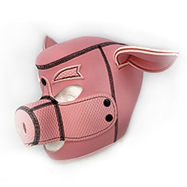 Neoprene Pig Mask, Pink