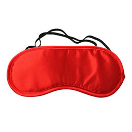 S and M Satin Blindfold, Red